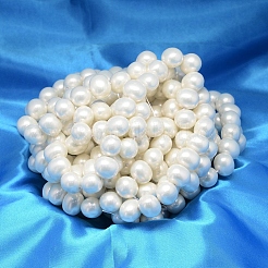 Ovalen Muschelkernperlen Perlenstränge&nbsp;BSHE-L013-S-A013A