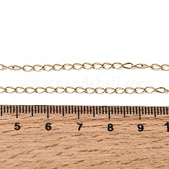 Collares de cadena trenzada de acero inoxidable 304 de 2 mm para mujer&nbsp;NJEW-A067-02G
