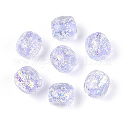 Brins de perles en verre soufflé faites à la main&nbsp;FOIL-T008-01C