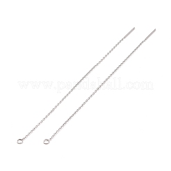 Boucle d'oreille à tige en acier inoxydable 304 anti-ternissement&nbsp;X-STAS-E161-06P