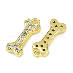 Pendenti in zirconi cubici trasparenti in micro pavè di ottone&nbsp;KK-L238-03G