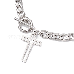 2 bracelet à breloques en acier inoxydable 304&nbsp;BJEW-JB12444