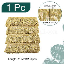 11.5m di nastro di frange ritorte in poliestere&nbsp;DIY-WH0270-317A