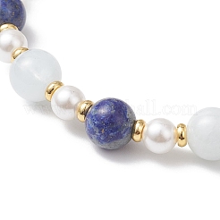 Braccialetti con ciondoli in acciaio inossidabile 304 con conchiglia di ciprea&nbsp;BJEW-JB12861