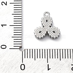 Anhänger aus 304 Edelstahl mit Zirkonia&nbsp;STAS-R141-02P-06