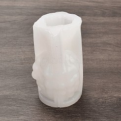 Stampi per statue in silicone per candele con teschio&nbsp;DIY-L072-004