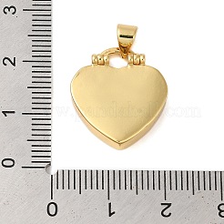 Pendentifs en laiton plaqué en rack et zircone cubique transparente&nbsp;KK-S372-25G