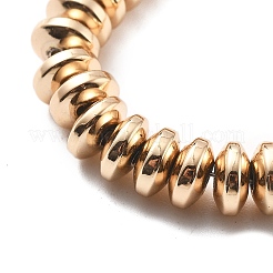 Fili di perline di ematite sintetica non magnetica elettrolitica&nbsp;G-M095-C01-04KCG