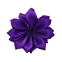 Handarbeit gewebt Ornament Accessoires, Blume, Indigo, 37x37x7 mm