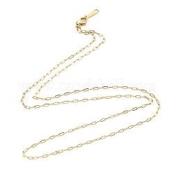 304 collar de cadena de clip de acero inoxidable para mujer, dorado, 24.37 pulgada (61.9 cm)