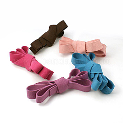Flat Faux Suede Cord, Faux Suede Lace, Mixed Color, about 20mm wide, 1.4mm thick, about 1.09 yards(1m)/strand