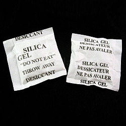 Silica Gel Desiccant, White, 38x35mm, about 1600~1800pcs/bag