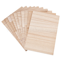 Wooden Karate Breaking Boards, Professional Breakable Taekwondo Kick Boards, Martial Arts Perfomance Accessories, Blanched Almond, 296x200x4~5mm