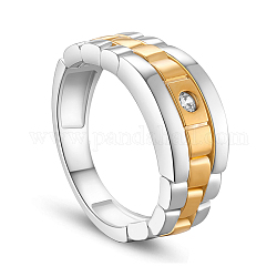 Кольцо на палец shegrace 925 из стерлингового серебра, с настоящей позолоченной цепочкой для часов с цирконием aaa, платиной и золотом, 18 мм