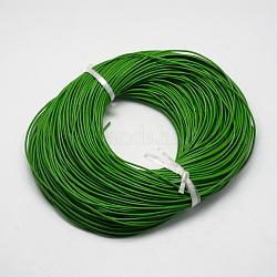 Cuerdas de cuero pintadas en aerosol, verde, 2.0mm, Aproximadamente 100 yardas / paquete (300 pies / paquete)