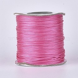 Экологически чистый корейский вощеный шнур из полиэстера, красно-фиолетовые, 0.5 мм, около 169.51~174.98 ярда (155~160 м) / рулон