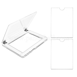 Stanzwerkzeuge vom Typ Acryl-Notebook, mit Gitterlinien, für Scrapbooking Basteln und Karten machen, rauchig, s: 156x195x18mm