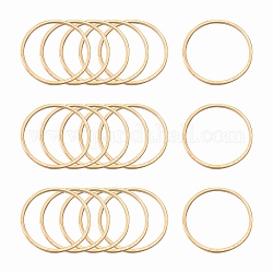 Anelli collegamenti in ottone,  piombo & nichel libero, anello, oro chiaro, 20x1mm, circa 1000pcs/scatola
