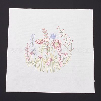 Wholesale DIY Embroidery Fabric with Eliminable Pattern 