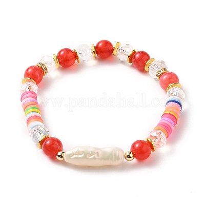 Ensembles de bracelets de perles extensibles multicouches&nbsp;BJEW-JB05756-01-1