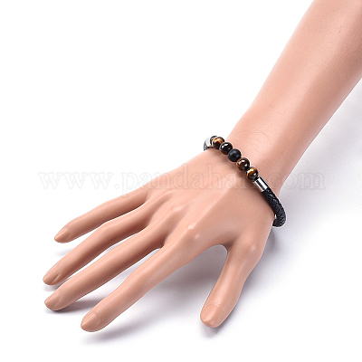 Bracciale Pelle Occhio Di Tigre Bracciale Uomo OWill In Pelle E Occhio