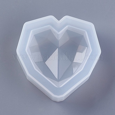 Heart Shape Silicone Mold For DIY Crystal UV Epoxy Resin Soap
