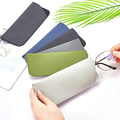 Shop NBEADS 6 Pcs Portable Leather Glasses Case for Jewelry Making -  PandaHall Selected