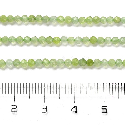Natur Xiuyan Jade Perlen Stränge&nbsp;G-Z074-A04-01-1