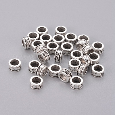 10 or 25 Pcs - 8mm Tibetan Silver Spacer Beads - Metal Spacer Beads -  Silver Beads - Jewelry Supplies