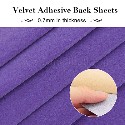 Shop BENECREAT Self Adhesive Velvet Flocking Fabric for Jewelry Making -  PandaHall Selected