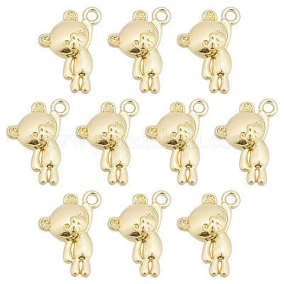Shop SUNNYCLUE 1 Box 48pcs Bear Charms Bulk Bears Charms Gold Cartoon  Charms Rack Plating Alloy Charms Little Bear Dangle Charm for Jewellery  Making Charms DIY Craft Bracelet Necklace Earring Women Adult