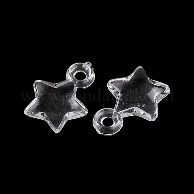 Pendentifs en acrylique transparent &nbsp;OACR-M011-10-1