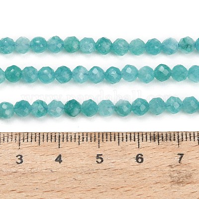 Fili di perline amazonite naturale&nbsp;G-T152-A01-4mm-1