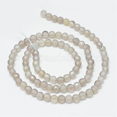 Natürliche Achat Perle Stränge&nbsp;G-R344-4mm-37-1