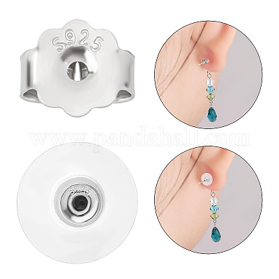 Earnuts Extra Large Earring Backs Choose Four or More Sterling