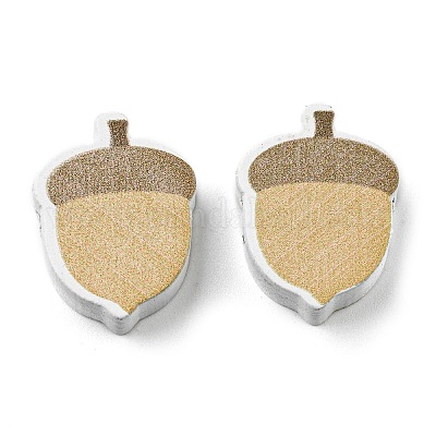 Bemalte herbstliche Holzperlen&nbsp;WOOD-H105-02-1