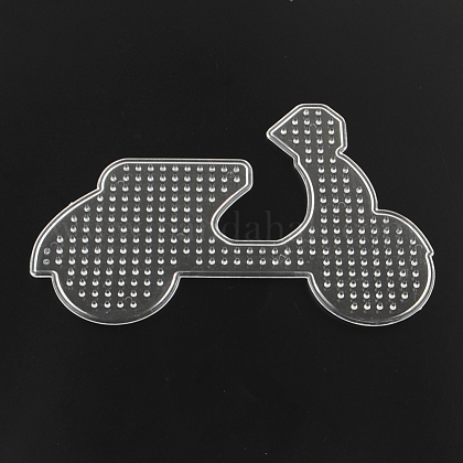 Plaques moto abc plastiques utilisés pour les perles à repasser 5x5mm diy X-DIY-Q009-46-1