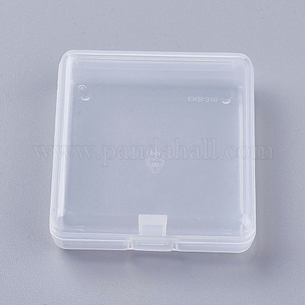 Прозрачные пластиковые бусины CON-WH0018-09-1