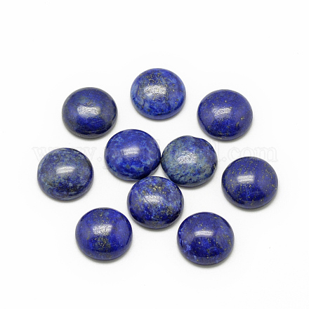 Cabochons en lapis lazuli naturel X-G-R416-10mm-33-1
