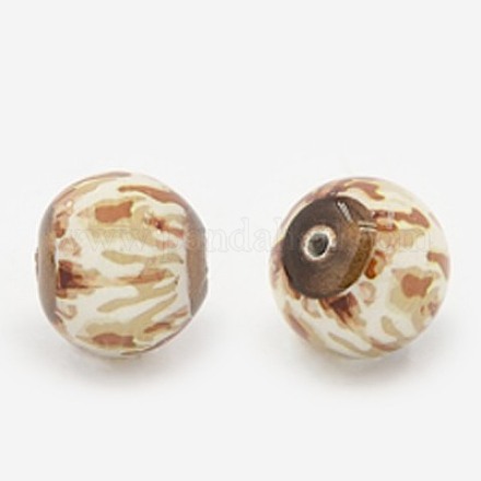 Picture Glass Beads GLAA-J002-19-1