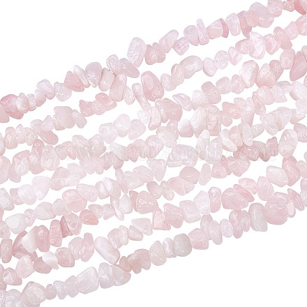 Arricraft hebras de cuentas de chip de cuarzo rosa natural G-AR0002-78-1