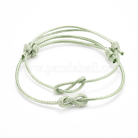Adjustable Korean Waxed Polyester Cord Bracelets Sets BJEW-JB06182-02-1