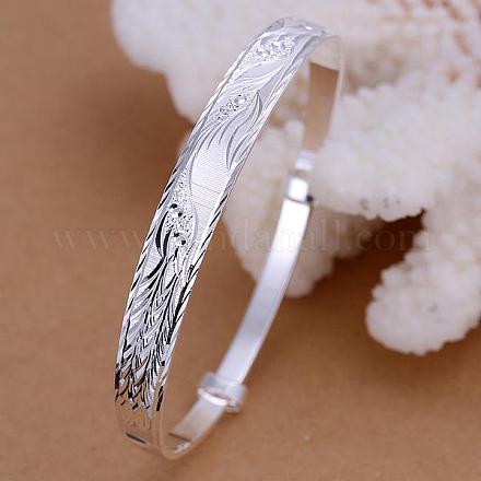 Trendy bracelets en laiton motif phoenix pour les femmes BJEW-BB12369-1