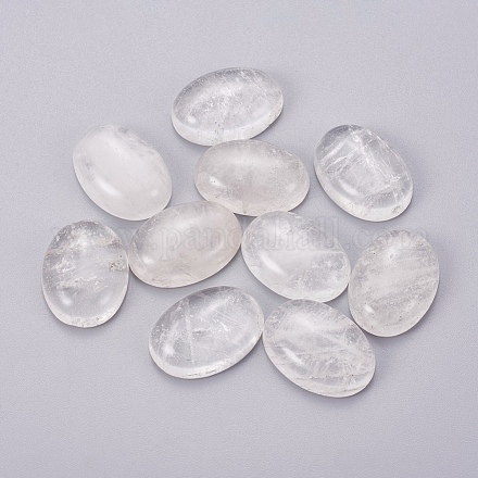Cabochons en cristal de quartz naturel G-I219-07D-1