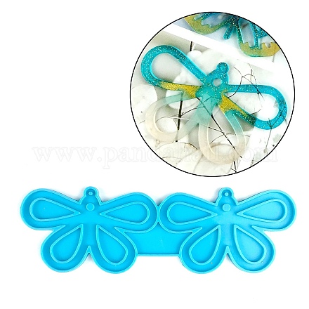 Stampi in silicone per ciondoli a farfalla DIY-M045-16-1