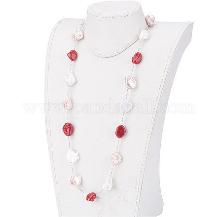 Collares de perlas shell NJEW-P232-A02-1