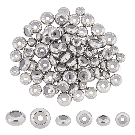 Unicraftale 304 perles en acier inoxydable STAS-UN0014-43P-1