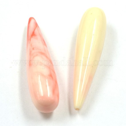 Teardrop Dyed Synthetical Coral Beads CORA-P001-38A-1