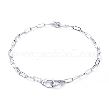 304 Stainless Steel Chain Necklaces NJEW-JN02772-02-1