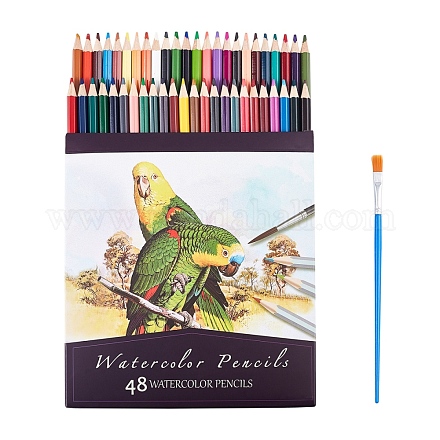 48 juego de lápices de colores. AJEW-WH0114-63-1